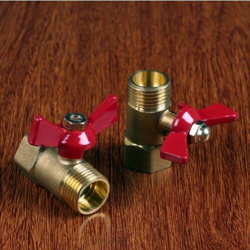 Water Filter Parts brass ball valve male 1/2" to female 1/2"