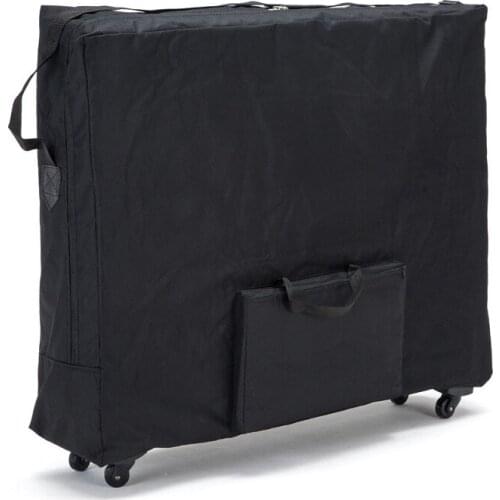 Push-pull folding storage bag for massage bed beauty bed waterproof backpack with wheel Wear-resistant oxford cloth 93*70cm