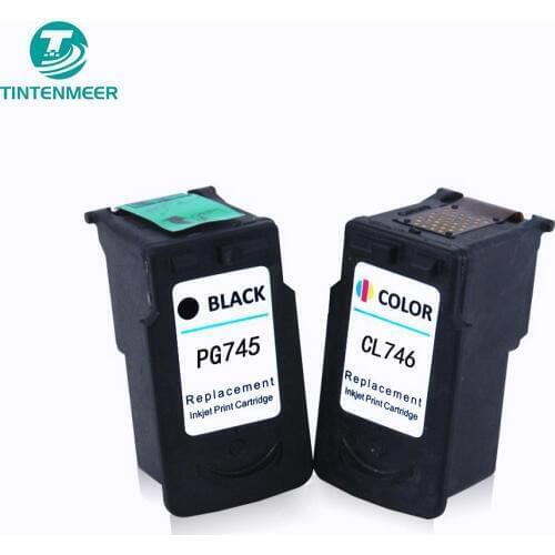 TINTENMEER cartridge pg 745 cl 746 compatible for canon MG2400 MG2470 MG2570 MG2500 MG2580 MG2970 IP2870 MX497 MG3077 PRINTER