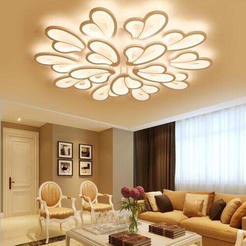 Creative Petal Decoration LED Ceiling Lights Living room bedroom study restaurant hallway ceiling lamp Business lighting