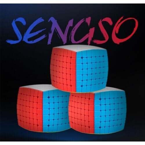 ShengShou Mr.M 7x7x7 Magnetic Magic Cube Pillowed 7x7 Speed Cube SengSo Mr M Magnetic Cubo Magico Puzzle Toys Gift for Children
