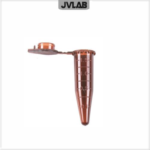 Centrifuge Tube With Lid 1.5 ml Brown EP Tube Laboratory Centrifugal Tube 500 ul Bottom Tip Color Plastic Tube With Scale 500/PK