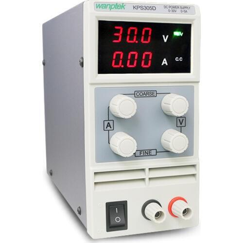 Mini Precision Laboratory Power Supply 30V 5A Regulated DC Power Supply Adjustable 0.1V 0.01A Digital Display Voltage Regulators