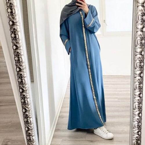 Muslim Hijab Dress Abaya Kaftan Dubai Turkey Islam Dresses Abayas for Women Djellaba Caftan Marocain Soiree Robe Femme Musulmane