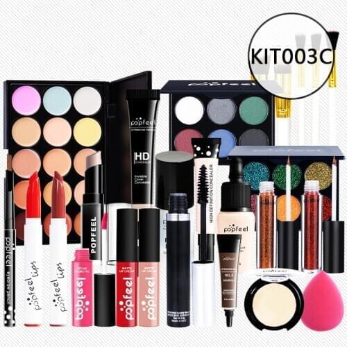 Make Up Kit Female Beginner Student Novice Full Set Light Makeup Light Makeup Gift Box Cosmetic Combination Waterproof