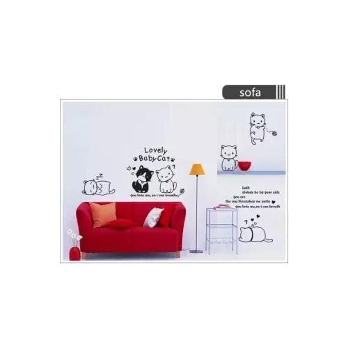 Cats Wall Stickers Art Decals Mural Wallpaper Decor Home DIY