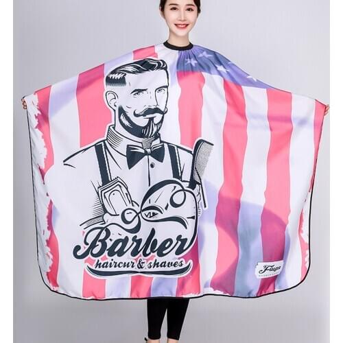 2019 New Barber Haircut Gown Breathable Hairdressing Cloth Apron Polyester Hair Styling Design Supplies Salon Gowns Cape