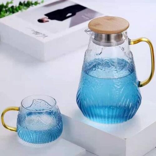 New Xueshan Cold Kettle High Temperature Heat -Resistant Teapot Large Capacity Heat - Resistant Cold Kettle For Hhome Use Glass