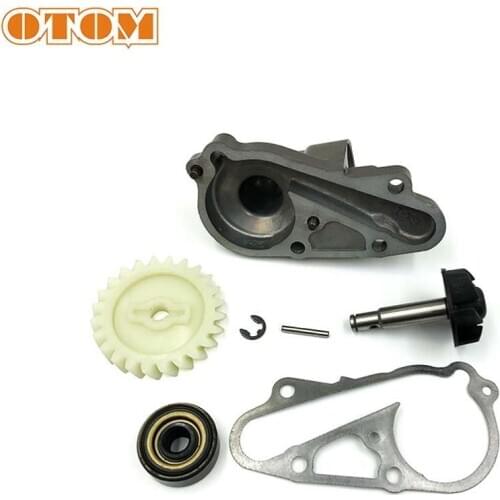 OTOM Complete Water Pump Mechanism Assy Dirt Bike DT230 MT250 Engine Cooling Pump Gear Impeller Oil Seal And Cooling Pump Cover