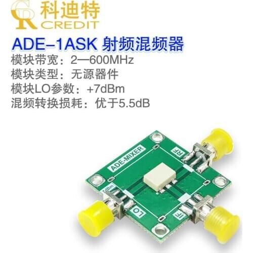 Passive Mixer Mini Circuitsade-1ask 2-600mhz Bandwidth RF Mixer Mixer