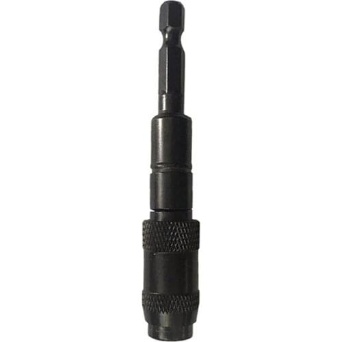 Pivoting Bit Tip Holder Flexible Magnetic Screw Drill Tip With Spring Release For Tight Spaces Corners