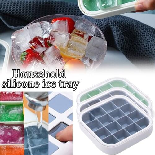Silicone Ice Tray Multifunctional Durable Easy Release Ice Cube Mold Kitchen Accessories For Home SCVD889