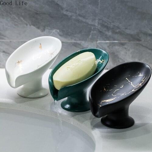 Light Luxury Ceramic Soap Rack Drain Soap Box Home Hotel Creative Soap Dish