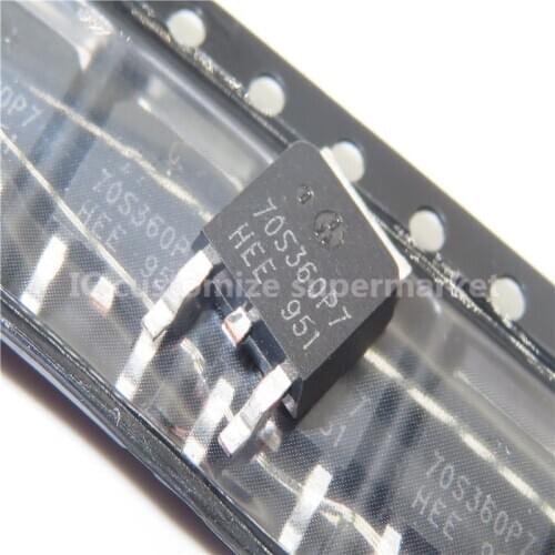 10PCS/LOT NWE 70S360P7 IPD70R360P7S TO-252 700V 34A SMD Transistor