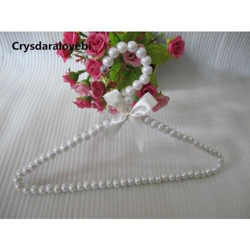 5/10pcs/lot 30CM Children Plastic Pearl Hanger Baby Hangers For Clothes Pegs Kids Plastic Cloth Hanger Child Clothes Rack