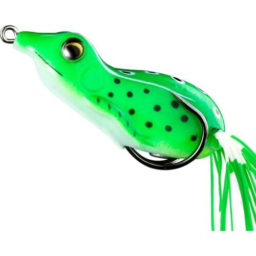 7cm 25g Frog Soft Fishing Lure Double Hooks Floating Bait Top Water Bait Tool