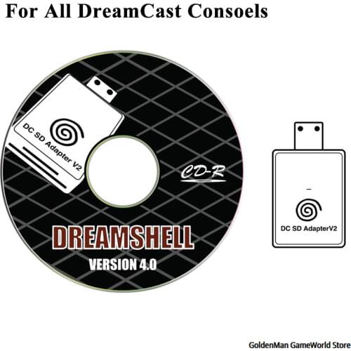 Bitfunx SD/TF Card Adapter Reader V2 for SEGA Dreamcast and CD with DreamShell Boot Loader Read Games