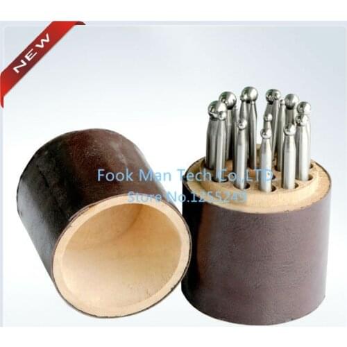 Free shipping jewelry tools suppllier dapping blocks 17pcs/box #2-10