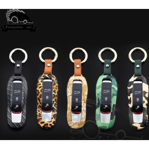 Zinc alloy Cover Fob Key Case Remote Key Shell Shell Replace fit Porsche Boxster Cayman 911 Cayenne Panamera Macan
