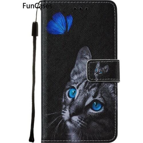 Phone Bag Case For Samsung Note 20 5G Black Cat Cover Samsung cover Note 20 5G A51 A71 A50 A70 PU Leather Flip Phone Wallet Case