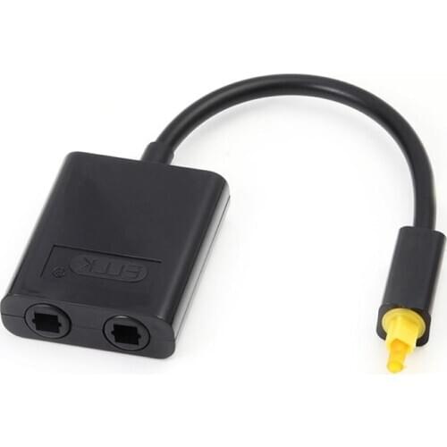 BL ENK 1 in 2 Out Digital Optical Audio Splitter Adapter Cable for DVD Amplifier Adapter HDMI Switcher Box HDMI Switch