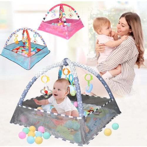 Baby Fitness Frame Crawling Game Blanket Puzzle Multifunction Fence Crawling Mat Enlightenment Toys Infant Activity Baby Gym Toy