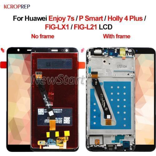 For Huawei Enjoy 7s P Smart LCD Display Touch Screen Digitizer Assembly 5.65" For Huawei Holly 4 Plus FIG-LX1 FIG-L21 lcd