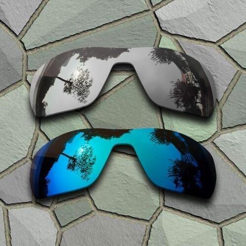 Chrome&Sky Blue Sunglasses Polarized Replacement Lenses for Oakley Offshoot