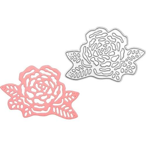 Julyarts Rose Cutting Dies Scrapbook Cutting Knife Scrapbooking Stencil for Album Paper DIY Gift Card Decoration Embossing Dies
