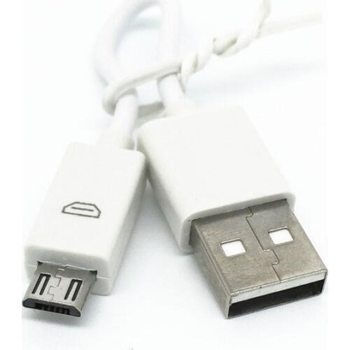 Free Delivery White 12cm Short USB A To Micro B Charging Cable for Huawei Miui Zte Meizu Samsung