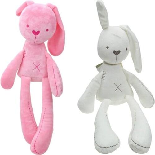 40cm Baby Rabbit Sleeping Comfort Doll Plush Toys Smooth Obedient Calm Attract Kids' Attention Foster Kids' Curiosity