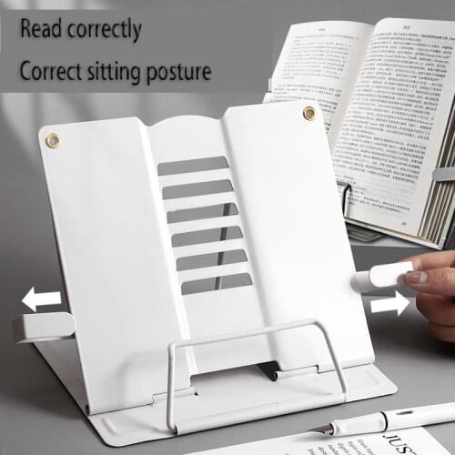 New Folder Reading Books Shelf Children Primary School Students Prevent Myopia Bookends Clips Folding Kindergarten Stationery