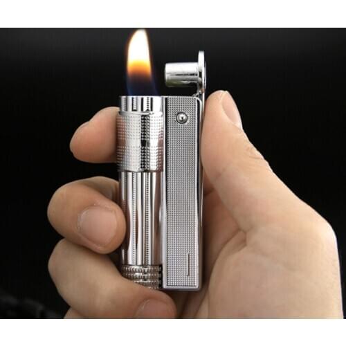 Creative Windproof Kerosene Lighter Old-fashioned Nostalgic Wheel Gasoline Lighter Dropship Suppliers Gifts For Men