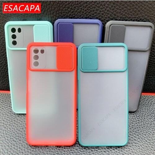 Transparent Slide Camera Lens Protection Case For Xiaomi Poco X3 Pro NFC M3 Shockproof Cover For Redmi Note 10 Pro Max 10S 9S