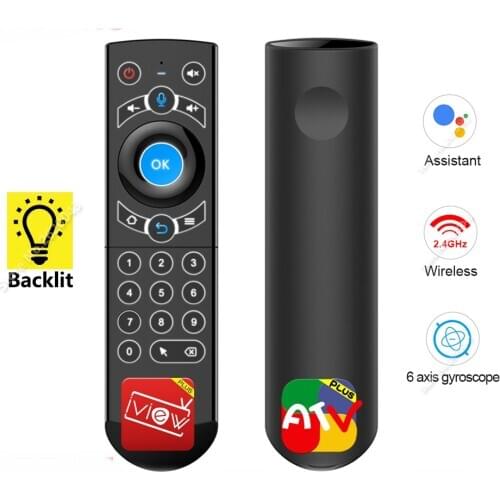 G21 PRO Backlight Voice Remote Control 2.4G Wireless Air Mouse for H96 X96 Europe UK Greek iview HD ATV Plus Android IPTV TV Box
