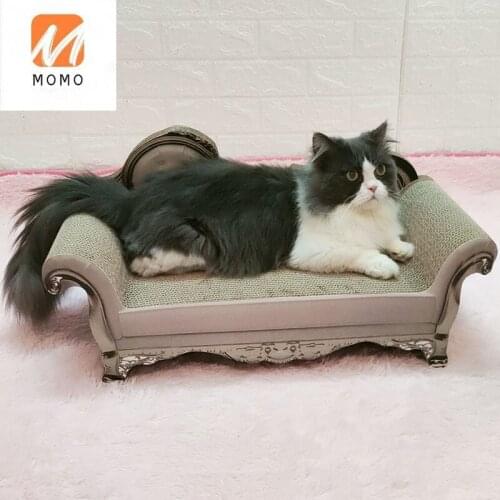 Luxury Cat Sofa Daily Cat Nest Sleeping Bed Multi-Purpose Corrugated Paper Cats Paw Version