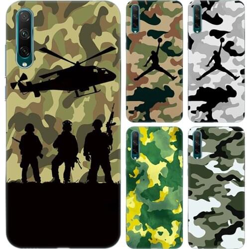 Hot Camouflage Camo Army Soft Silicone Phone Case for Huawei Honor 20 20i 20E 20S 10i 9X 8S 8X 8C 8A 8 Lite 7S 7A Pro Cover