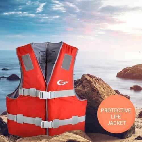 Adults Life Jacket Neoprene Safety Life Vest Water Sports Fishing Water Ski Vest Kayaking Boating Swimming Drifting Vest #T1G