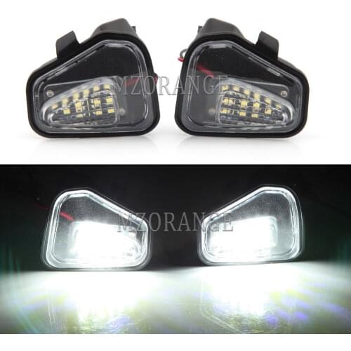 2 pcs LED Puddle Light for VW Passat B7 EOS CC Scirocco MK3 Jetta MK6 Welcome Lamp Bulb Under Side Mirror Light No Error