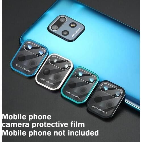 Metal Back Lens Protective Cover For Xiaomi Redmi Note 9s 9 Pro Rear Camera Tempered Glass Cover Protector