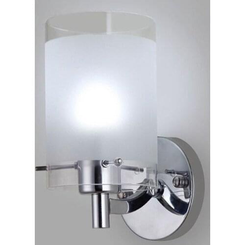 X7AB AC85-265V E27 LED Wall Light Modern Glass Decorative Lighting Sconce Fixture Lamp