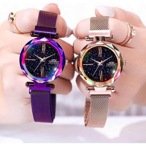 New 2020 Fashion Women Quartz Watch Ladies Wrist Starry Sky Wristwatch Girlfirend Wife Gifts