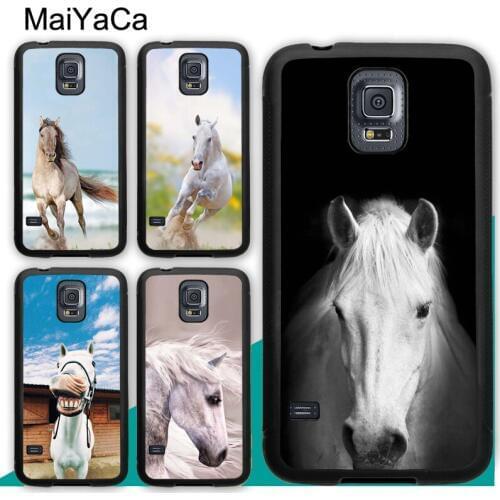 Superb Stunning Stallion White Horses Case For Samsung A21S A20e A71 A51 A10 A40 A50 A70 Galaxy S20 Plus S10 S9 Note 20 Ultra