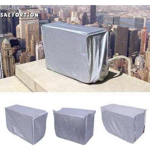 Outdoor Air Conditioner Waterproof Cleaning Cover For DIY Tools Cleaning Household Polyester Waterproof Material SQC6450 Wa J1U2