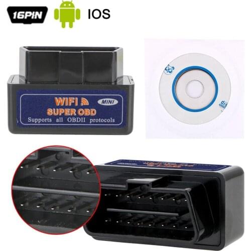 Work On IOS/Android WIFI Code Reader Mini ELM327 OBD2 Hardware V1.5 Interface Diagnostic Tool