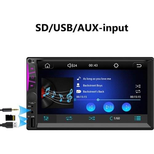 Grand CA7052 Universal Android Touch Screen Head Unit 2din Car Radio Carplay radios de carro pantalla