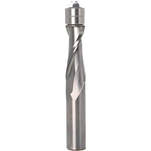 Shank Flush Trim Solid Carbide Spiral Router Bits for Wood Cutting End Mills Milling Cutters CNC Woodworking Tools