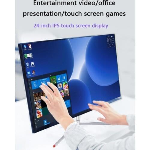IPS 24 inch LCD Monitor pc gamer Touch screen HD gaming monitor HDMI computer Monitors PC 1920*1080p Displays for gaming pc