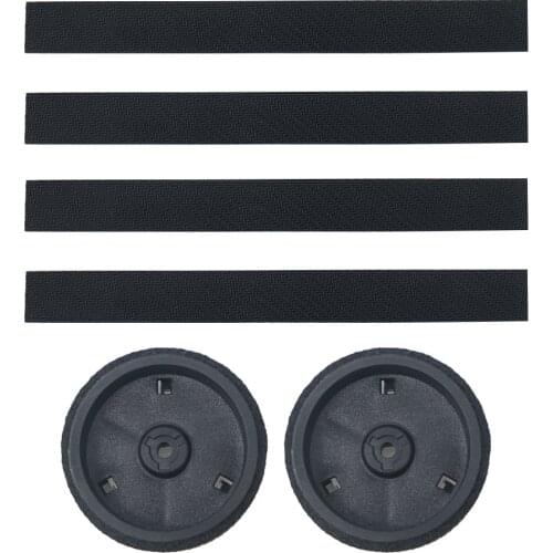 6Pcs/Lot 2pcs Wheels and 4Pcs Tire Skin For IRobot Braava 380T 320 321 For Mint Plus 5200C For Mopping Robot parts Accessories