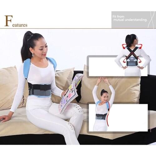 JORZILANO Posture Belt and Back Curve Corset Posture Corrector Band Shaping Adjustable Belt Back Pain Release Lumbar Belt Brace